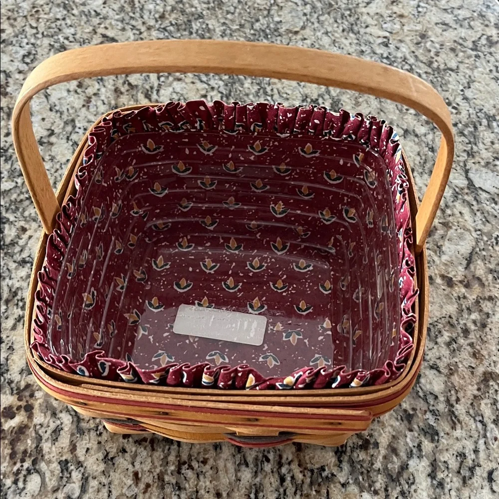 SIGNED BY DAVE! “Light the Fire Within” Bee Basket Longaberger, 1996